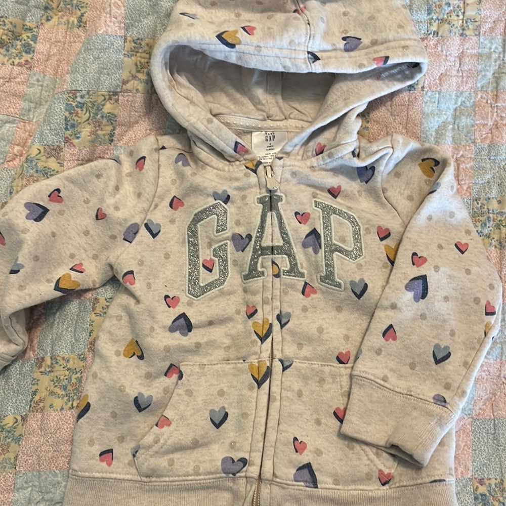 Gap heart hoodie
